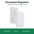 Kit 2 Powerbank Magnético 10.000 mAh