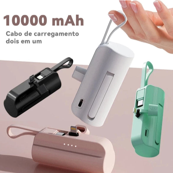 Kit 2 Mini Powerbank 10.000 mAh