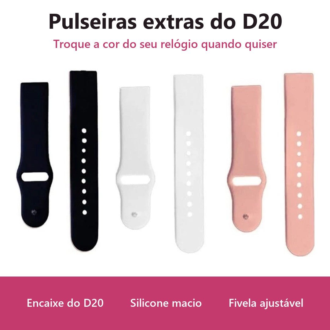 Pulseira Extra para Smartwatch D20