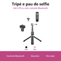 Kit 2 Tripé e Pau de Selfie com Controle Bluetooth