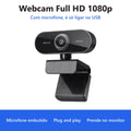Webcam Full HD 1080p com Microfone